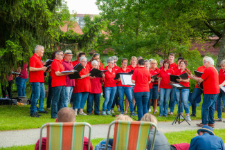 Musikalisches Picknick im Park