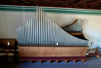 Orgel der evangelischen Kirche